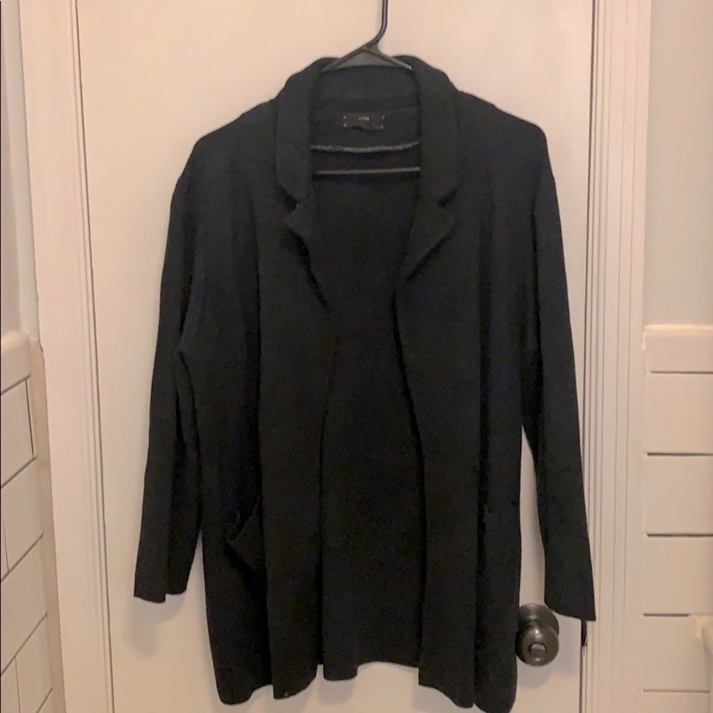 Jcrew Sophie Open Front Sweater Blazer